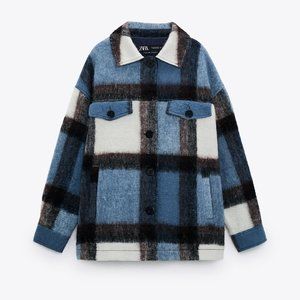 Zara Oversized Plaid Shacket